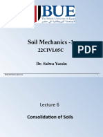 Lecture 6 - 22CIVIL05C - Consolidation