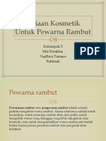 Sediaan Kosmetik Pewarna Rambut