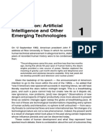 Introduction: Artificial Intelligence and Other Emerging Technologies