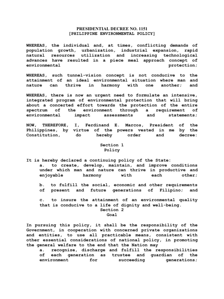 Presidential Decree No | PDF | Social Science | Self-Improvement