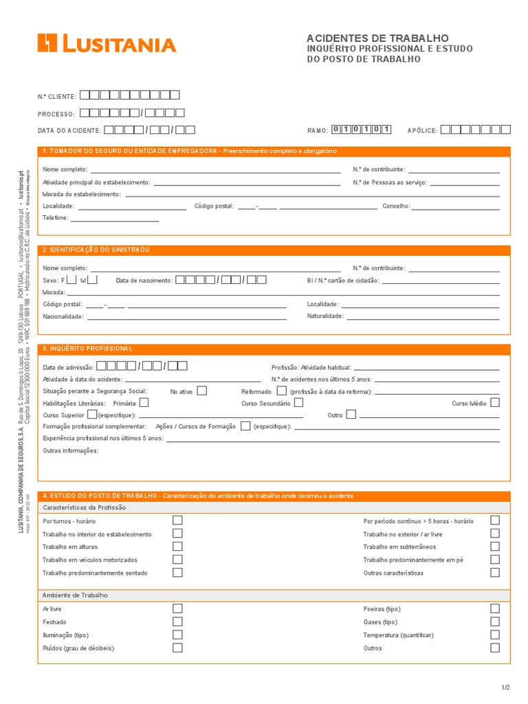 Inquérito de Acidente de Trabalho | PDF