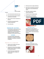 Resumen Preparaciones Operatoria Dental