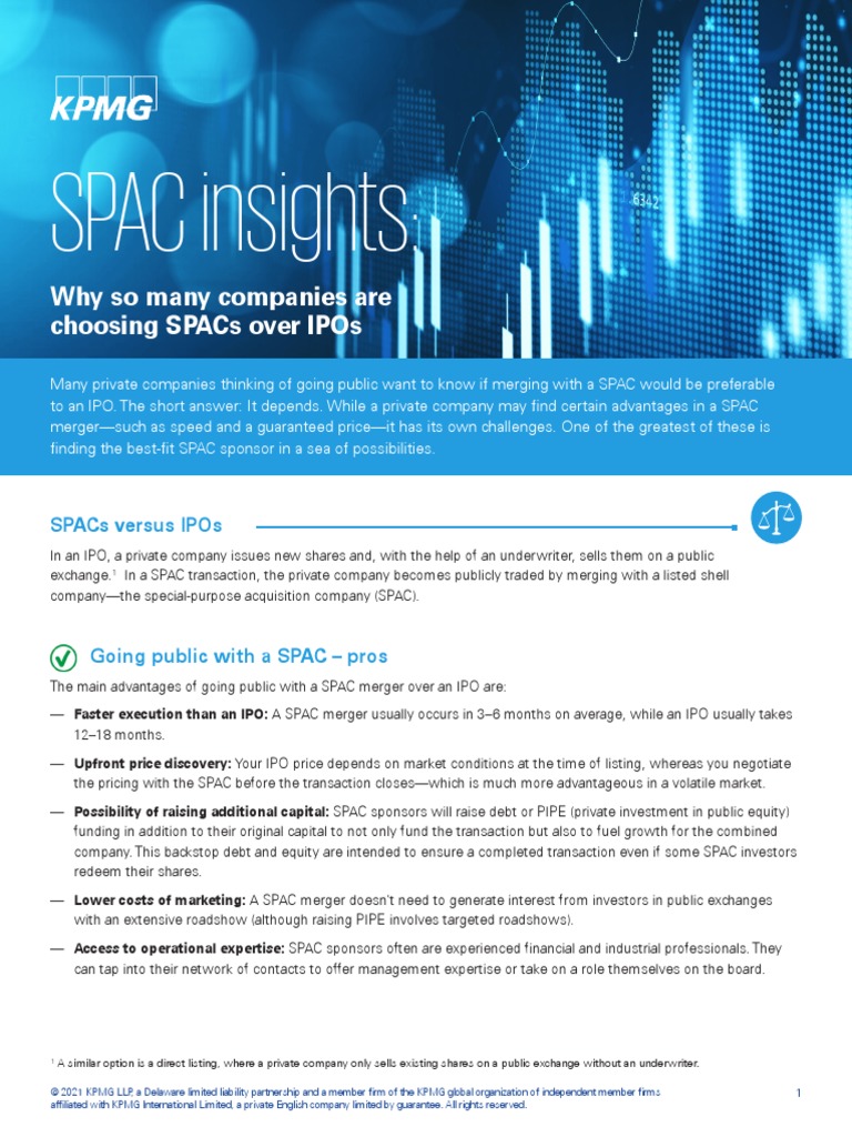 Why Choosing Spac Over Ipo | PDF | Finance & Money Management