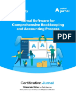 Jurnal Certification Transaction - Guidance