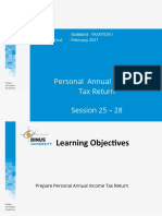 PPT 9 - Personal Annual Income Tax Return