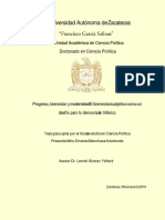 Universidad Autónoma de Zacatecas: Unidad Académica de Ciencia Política Doctorado en Ciencia Política