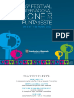 Programa Festival de Cine de Punta del Este 2023