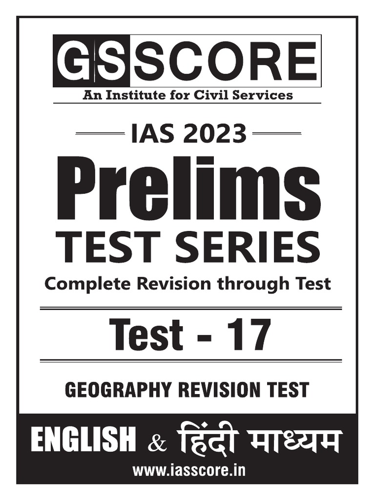 Binder Test17 (Geography Revision Test) ENGLISH PDF Igneous Rock Soil