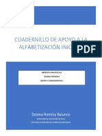 Apoyo a la alfabetización inicial II cuadernillo de 39 páginas