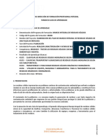 GUIA DE APRENDIZAJE. REALIZAR CARACTERIZACIÓN Y AFORO DE RESIDUOS SÓLIDOS. Vol 2