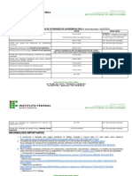 Calendário acadêmico IFSC 2023-1