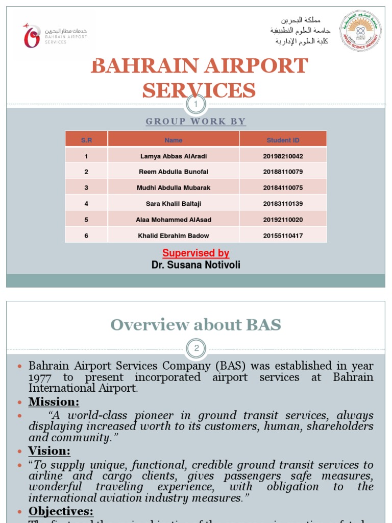 Bahrain Airport Services | PDF | Communication | Organizational Structure