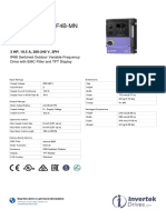 Invertek Drives ODP-2-22030-3HF4B-MN Datasheet