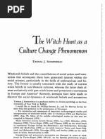 Ethos - Winter 1975 - Schoeneman - The Witch Hunt As A Culture Change Phenomenon