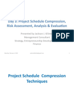 Day 3schedule Compression&Project Risk Assessment (Autosaved)