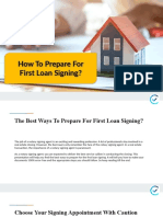 How To Prepare For First Loan Signing
