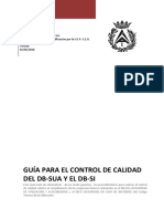 Guia Control de Calidad de Db-Su y Db-Si