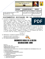 5° FICHA DE LOS DOCUMENTOS SOCIALES DE LA IGLESIA 2022