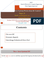 Lec 11 & 12 - Two area LFC, Dispatch & pool