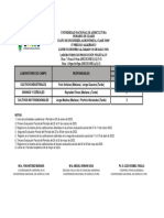 Horario Laboratorio de Campo Ii Año