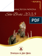 Programação Da Novena de São Brás 2023