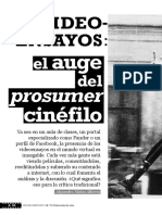 Video Ensayo El Auge Del Prosumer Cinéfilo