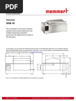 DS Memmert Waterbath WNE-45 EN