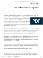 La URSS Continuará Siendo Autosuficiente en Petróleo, Según La CIA - Edición Impresa - EL PAÍS