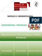 Modulo 5 Bromatología - Escuela de Emprendedores 27 de Octubre 2021