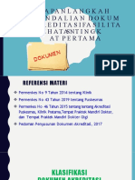 Delapan Langkah Pengendalian Dokumen Akreditasi FKTP