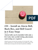 Install An Alarm Bell, Back Box, and Bell Guard in 6 Easy Steps