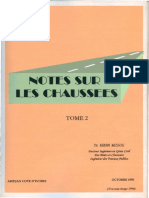 Notes Sur Les Chaussées Tome 2