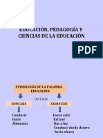 Educación, Pedagogía y