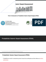6 Probabilistic Seismic Hazard Analysis PSHA