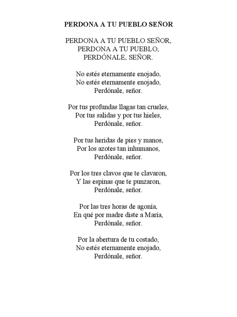 Perdona A Tu Pueblo | PDF