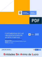 Contabilidad en Las Organizaciones de Acción Comunal