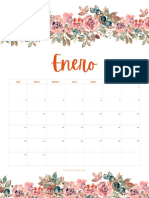 Calendario 2023 Flores Otono