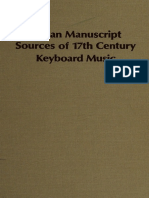(Studies in Musicology, 18) Alexander Silbiger - Italian Manuscript Sources of 17th Century Keyboard Music-UMI Research Press (1980)