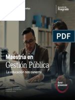 Maestría en Gestión Pública