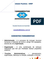 Fundamentos Da Administração Parte 1 - Oswaldo UNIP