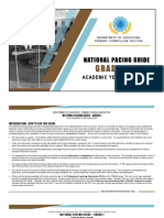 Grade 1 Doe National Primary Pacing Guide Academic Year 2022-2023