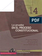 La Prueba en El Proceso Constitucional Gaceta Juridica