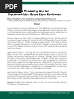 Mpsych: An Mlearning App For Psychometrician Board Exam Reviewees