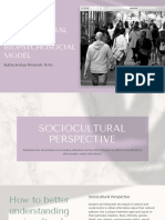 Pertemuan 5 - Sociocultural and Biopsychosocial Model
