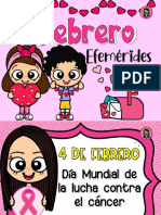 Efemérides Febrero - Maestra de Corazón