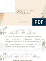Latin American Music Influences