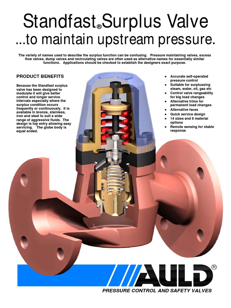 Standfast Surplus Valve PDF Valve Pump