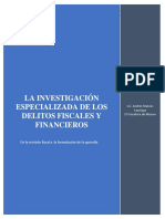 Investigación de delitos fiscales y financieros