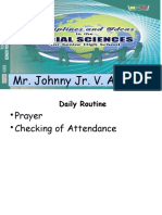 Mr. Johnny Jr's Daily Routine and Geography Concepts