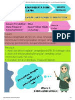 LKPD Limit Fungsi Aljabar